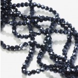 Zdjęcie - Kryształki kulki blue hematite 4mm
